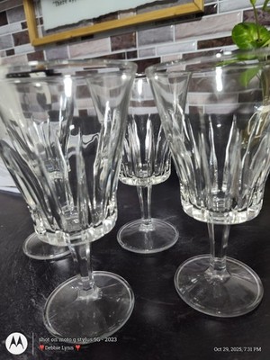 Set of  4 Sorrento by Fidenza Vetraria Glasses Water/Tea/Wine LQQK!
