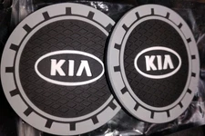 2pc Silicone Waterproof Car Truck Cup Holder Coaster Compatible with Kia 🆓 S&H