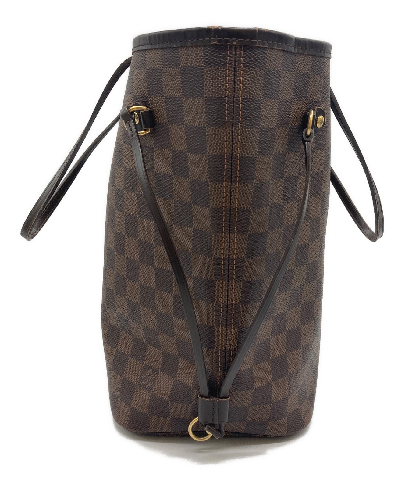 Authentic LOUIS VUITTON Brown N51105 Tote Bag Coated Canvas SK0892 thumbnail 3