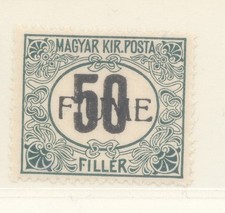 FIUME - 1918 POSTAGE DUE STAMPS issue MLH - set - SIGNED