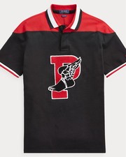 Polo Ralph Lauren Black Red P Wing Shirt Sz L