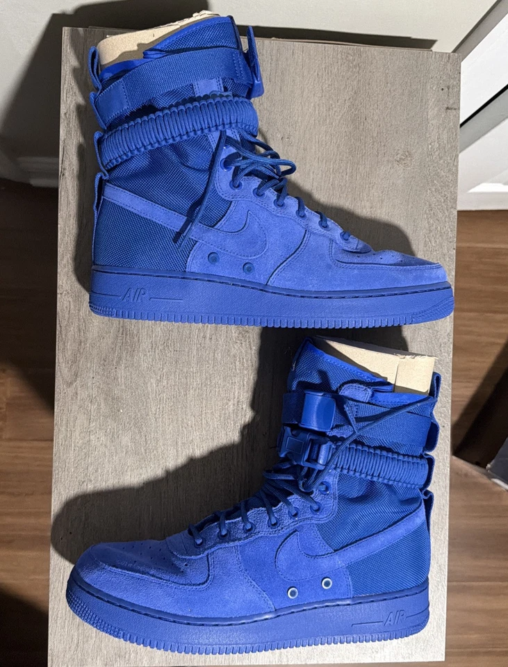 Nike SF Air Force 1 High Game Royal Blue 864024-401 Men's Size 12 - Image 3 of 4