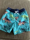 Toddler Boy’s Swim Set Shirt/ Trunks 2T Carter’s Dinosaur Theme Barely Used — photo 8