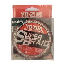 YO-ZURI SUPERBRAID Dark Green Fishing Line 30lb 150yd R1259-DG Super Braid