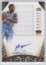 2012-13 Panini Preferred Rookie Silhouettes 88/99 Jordan Hamilton #342 Auto 9ih