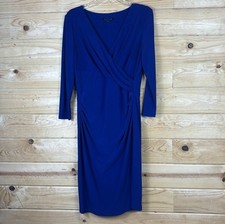 Lauren Ralph Lauren Royal Blue Dress Stretch Womens Size 6