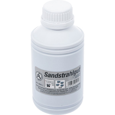 SCHLEIFSAND KORUND ZUM BEIZEN SANDSTRAHLEN 850g KANISTER 60ER KORN