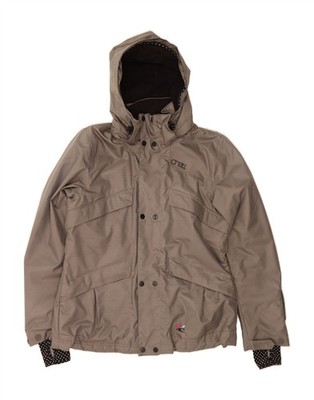 O'NEILL Damen Regenjacke mit Kapuze UK 18 XL Grau Polyamid ES01