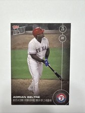 2016 TOPPS NOW 285 Adrian Beltre Texas Rangers HOF Walk-Off PRINT RUN 280 RARE