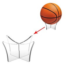 Acrylic Ball Display Stand Football Basketball Rugby Soccer Holder New