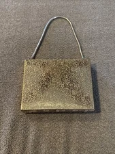 Vintage Compact Powder Lipstick Comb Cigarette 1950’s Minaudière Purse (TD)