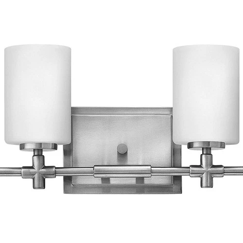 Hinkley Laurel 4-Light 27 3/4"W Brushed Nickel Bath Light - Picture 7 of 9