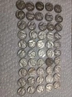 Mercury Silver Dimes Lot of 50 Circulated Mixed Years US 10C Coins 0.9 Fineness
