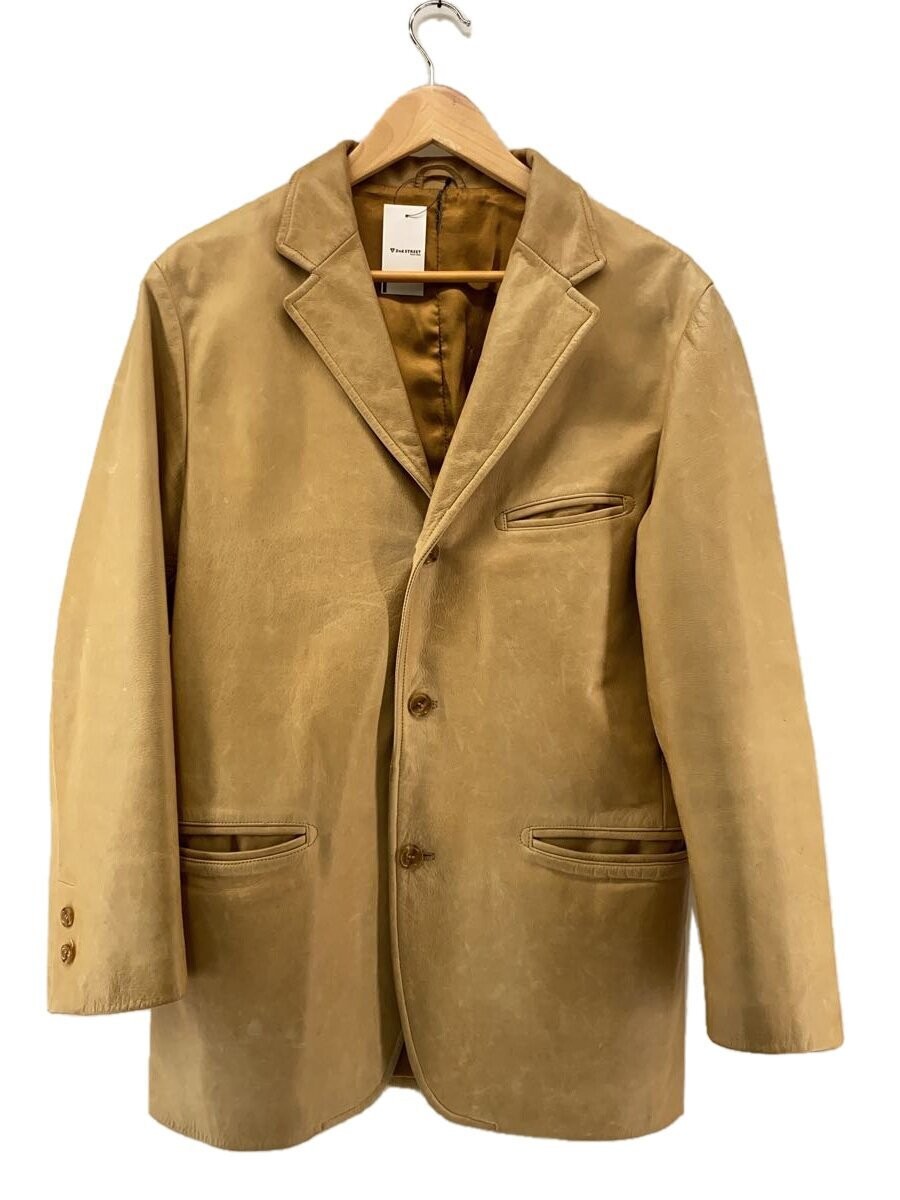 Vintage Cinquanta Leather Blouson Jacket Size 46 Brown Beg 272