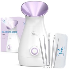 Pure Daily Care Nano Steamer 3-in-1 Ionic Facial Nano Facial Mister 5-Piece Stai