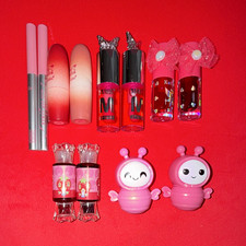 Strawberry Shortcake Makeup Set Multicolor Lip Gloss Lipstick Lip Liner