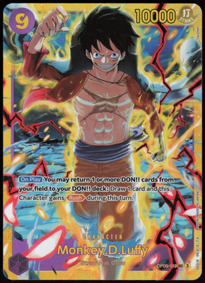 One Piece Emperors in the New World Monkey.D.Luffy Secret Rare OP09-119 NM EN