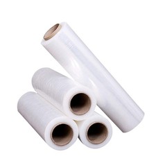 Film étirable à main moulé transparent qualité industrielle calibre 60 4 rouleaux 18 po x 2000 pi
