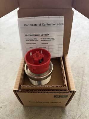 MSA Ultimax Gas Monitor Sensor A-ULTX-SENS-24-6-0 Exp 11/2026