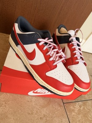Nike Dunk Low Rivalry Pack Boston Red Sox White Red Navy IM2222-100