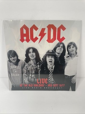 AC/DC Live At The Waldorf SF September 1977 ACDC BON SCOTT 180 Grams Vinyl