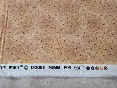 2 yards Mumms The Word Debbie Mumm for SSI Quilting Cotton Fabric 43'' wide