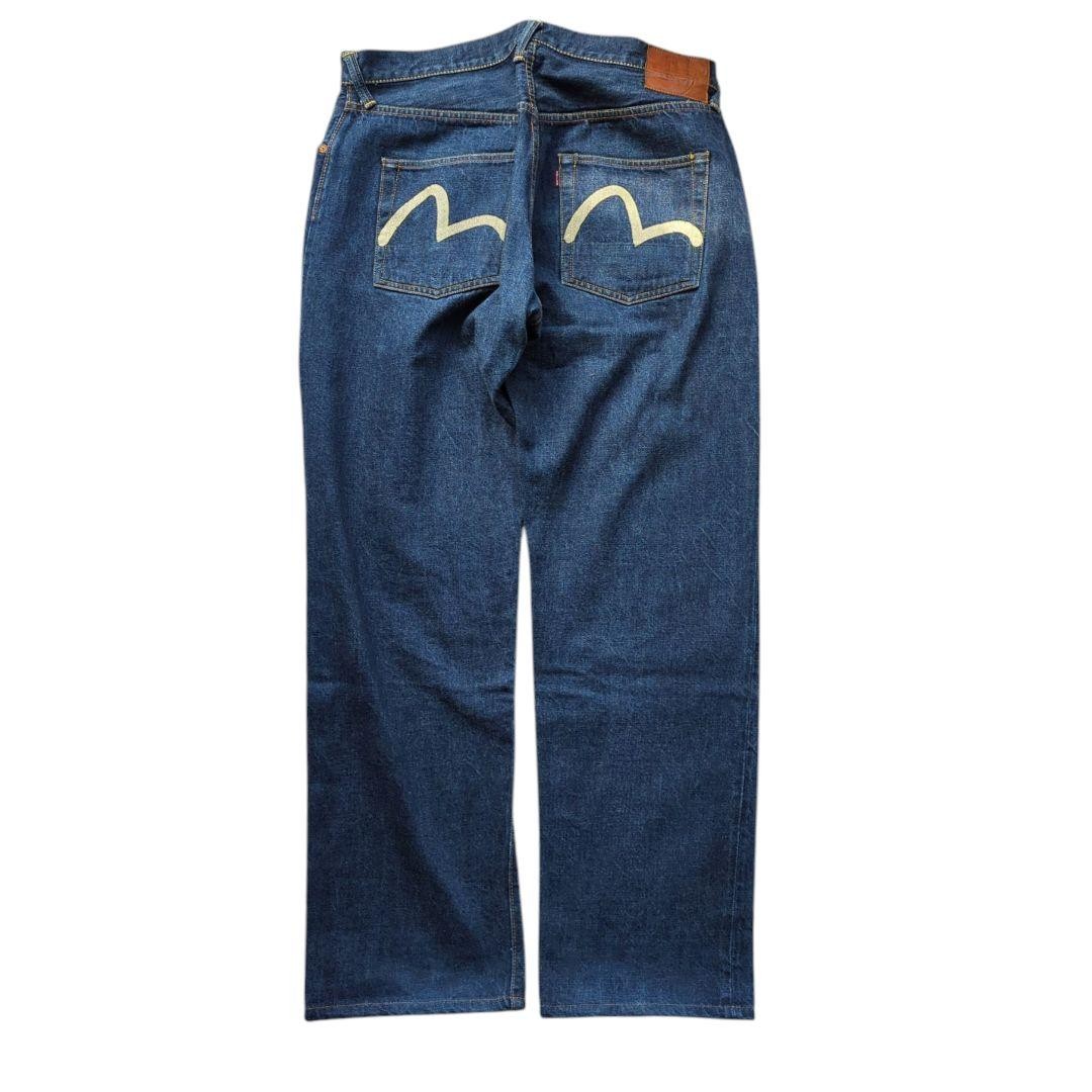 美品　EVISU No1 Special デニム　32×35 Evisu No.1 Special 2001 Red Ear W36L35 Seagull Print Denim Jeans