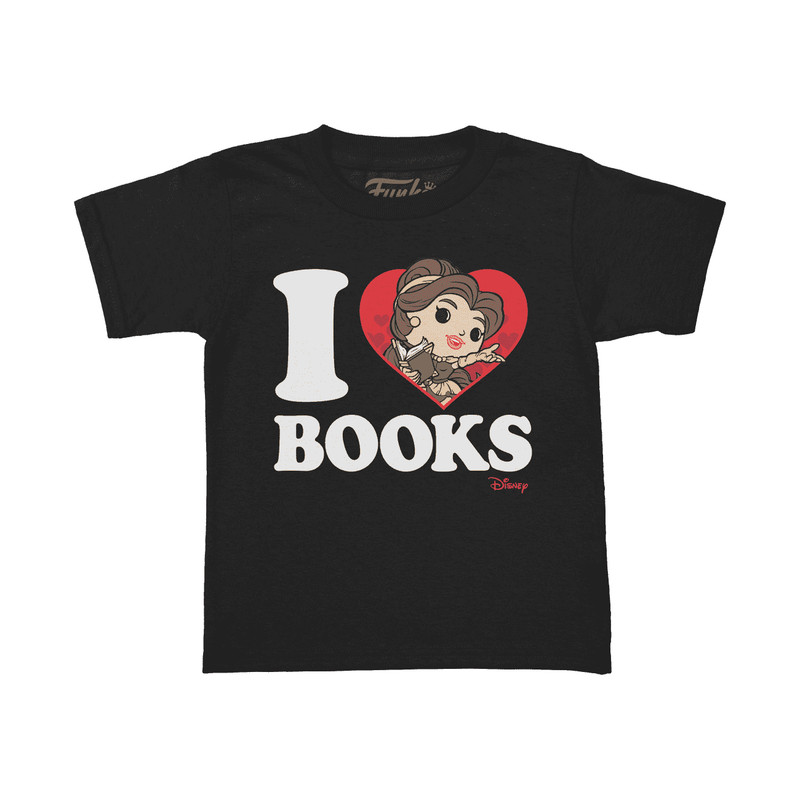 Disney Princess T-shirt Funko I Love Books Belle BRAND NEW 🆕 Size M