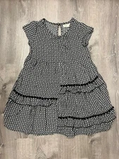 Girl's Tucker + Tate Black and White Dress- Size 5- Pre-owned