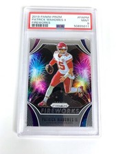 2019 Panini Prizm Fireworks #FWPM Patrick Mahomes II - PSA: Mint 9 Football Card