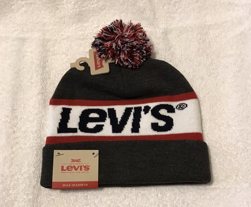 Levi’s Men’s Pom Pom Beanie - Picture 6 of 7