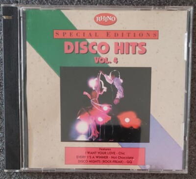 Disco Hits 4 by Various Artists (CD 1994 Rhino) 10 Rare Disco Tracks VGC 
