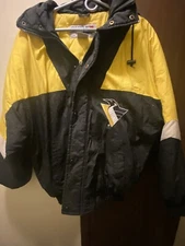 Vintage Chalk Line NHL Pittsburgh Penguins Puffer Jacket Large