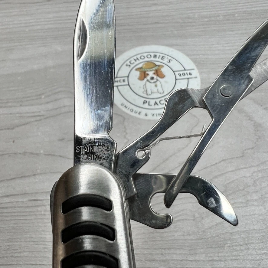 Stainless Multi Tool Pocket Knife Promo Item for Florida Wellness Center