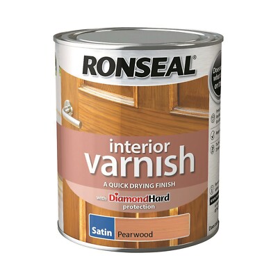 Ronseal Diamond Hard Innenlack SATINIERT / MATT / GLÄNZEND 250ml / 750ml / 2,5L