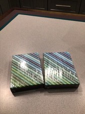New 2 sets of 4 notebooks in a holder bright vivid colors see pictures