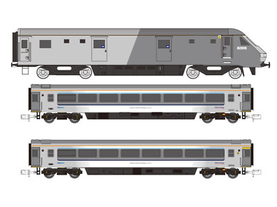 2D-017-101 Dapol Spur N Chiltern Railways Slam Door Coach Set (8)