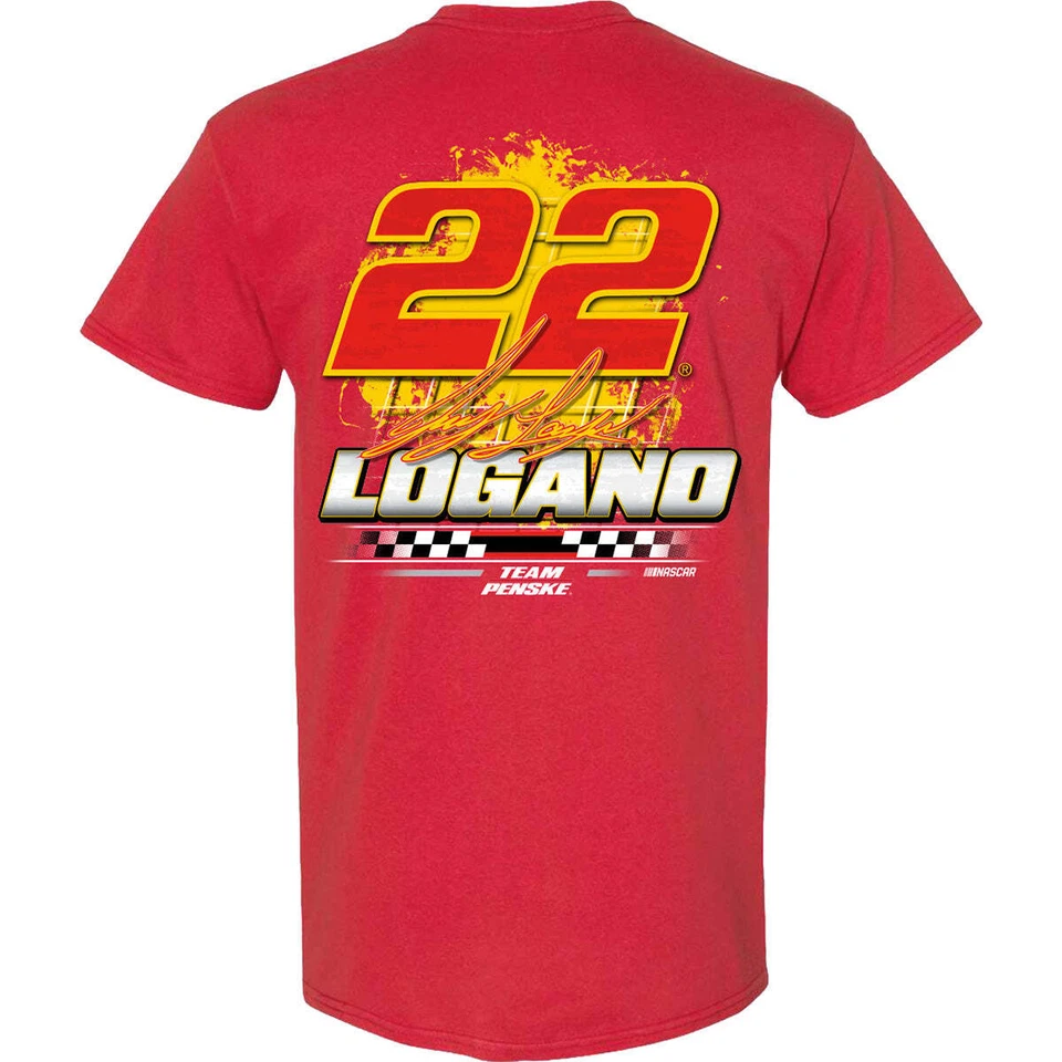 Camiseta roja Joey Logano 2025 Shell Pennzoil 2 puntos - exclusiva Foto 3 de 3