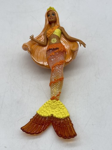 Hallmark 2023 sirena Barbie luce magica ricordo ornamento natalizio arancione giallo - Foto 2 di 11