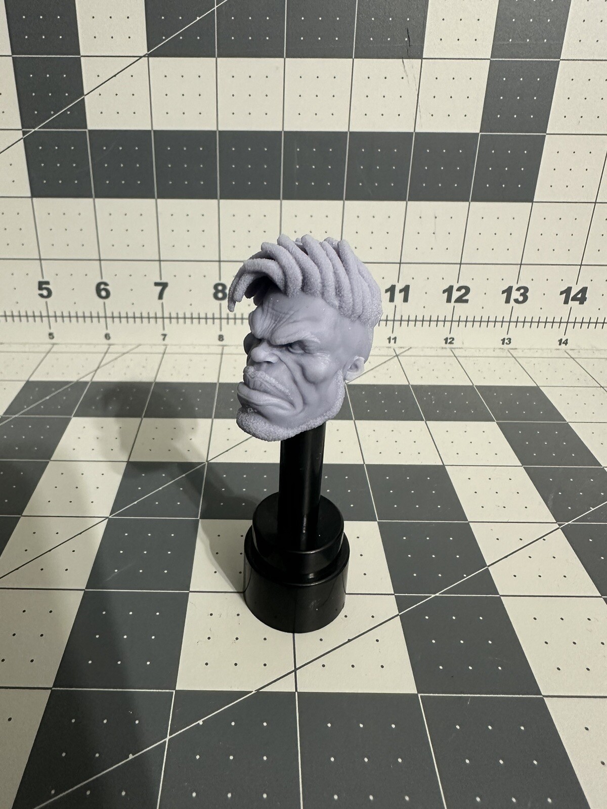 3D Printed - 1/12 Killmonger Hulk Headsculpt Marvel Legends Scale | eBay