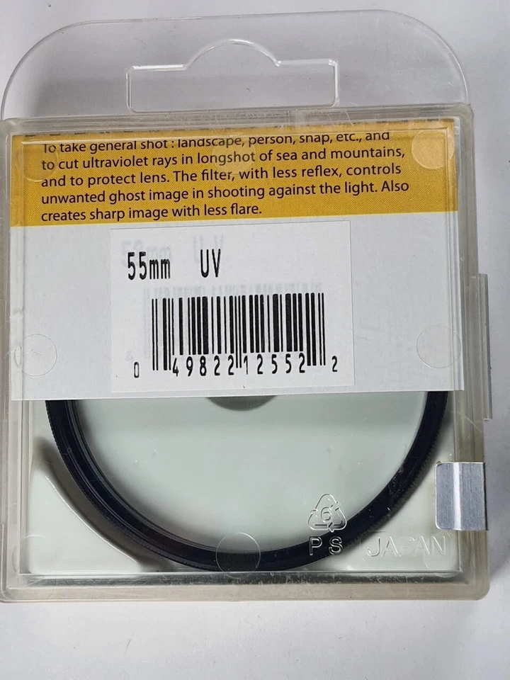 MARUMI 55mm Genuine OEM 55 mm UV Coated Glass Lens Protector Filter Japan Safety - Image 4 of 4