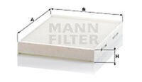 CU 2842 Mann-Filter Filter, Innenraumluft FüR Audi, Porsche, VW