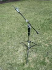 Manfrotto Black Heavy Duty 3071 Stand W/ Matthews 54 Boom 45.5”- 79.5”