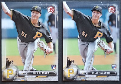 Mint 2017 Bowman Rookie Tyler Glasnow by Topps Dodgers RC Baseball 