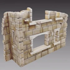 1:35 resin model kit World War II Ruins Scene Architecture Unassembled unpainted