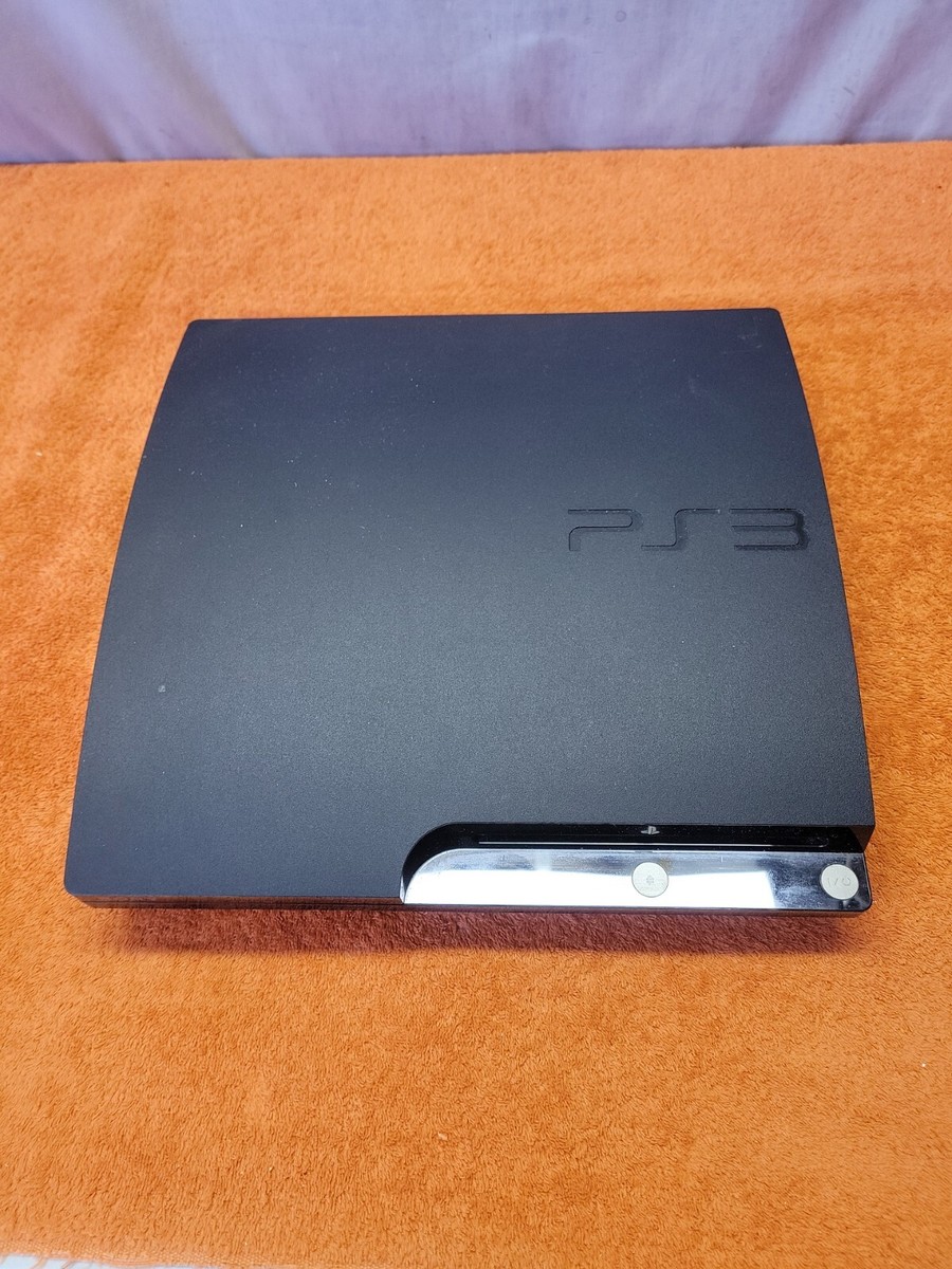 K•Sony PlayStation 3 Slim PS3 120GB Black Console (Only) Model
