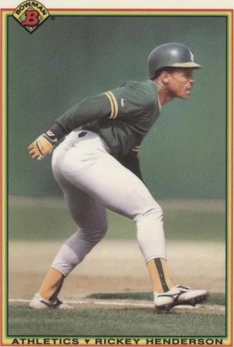 1990 Bowman -  Collector's Edition (Tiffany) #457 Rickey Henderson