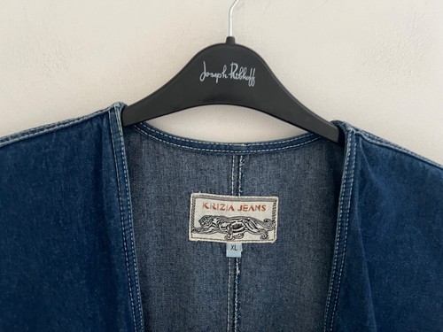 Vintage Krizia Denim Dress Size XL - Picture 2 of 7