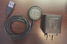 Samsung r500 Galaxy Watch charger with usb brick compatible models in 2nd pic 