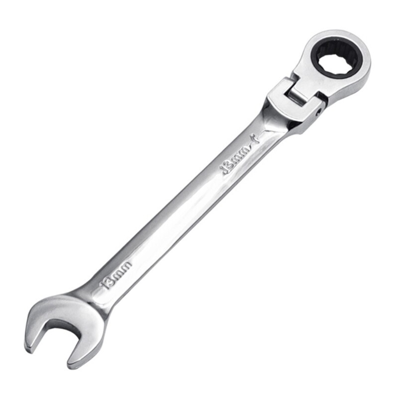 Movable for Head Ratchet Wrench Dualpurpose Ratchet Tool Wrench
